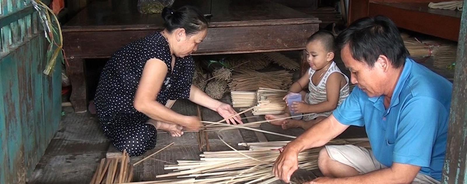 Làng nghề đan đát Vinh Ba Phú Yên