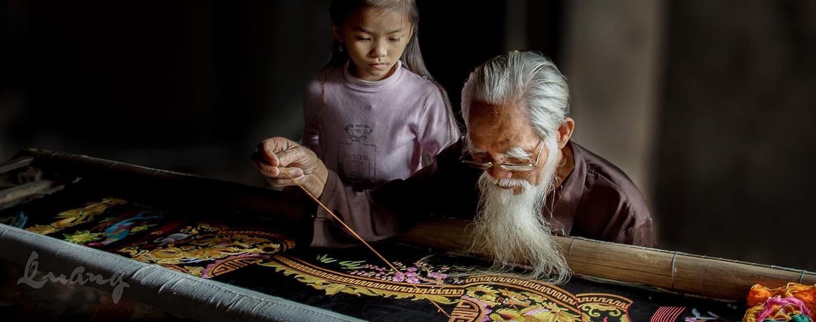 Làng nghề thêu ren Văn Lâm Ninh Bình