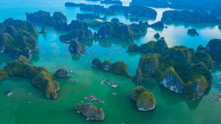 Hoàng Hôn Vịnh Lan Hạ ( tàu 5 sao)